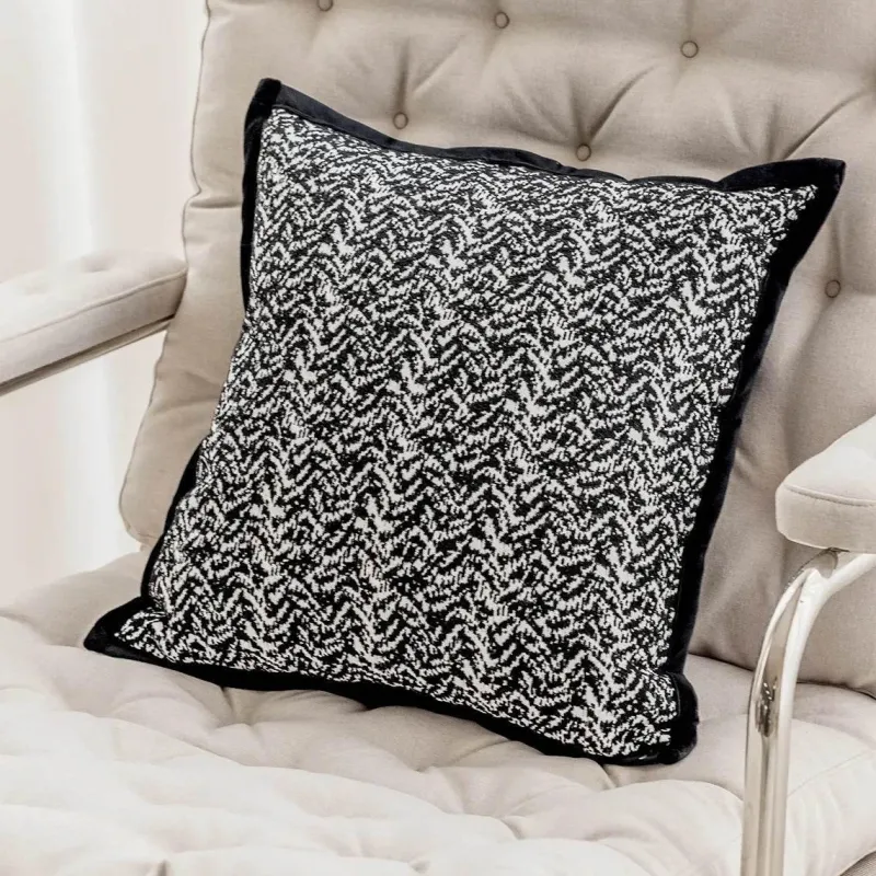 The Cushion Corner Bettzeug-Nordische bestickte Kissenbezüge - Luxuriöses modernes Dekor