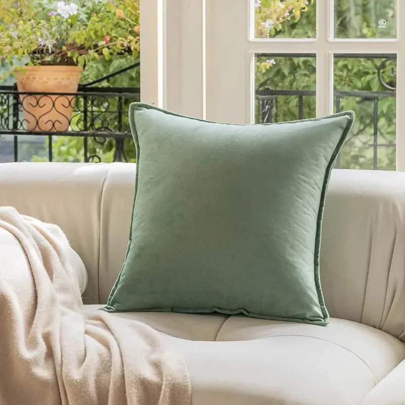 The Cushion Corner Bettzeug-Nordische bestickte Kissenbezüge - Luxuriöses modernes Dekor