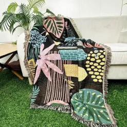 Snug u0026 Soft Bettzeug-Nordische böhmische Decke – vielseitiger Bett-Sofa-Bezug, ethnisches Picknick, Camping, unverzichtbar