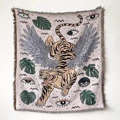 Snug u0026 Soft Bettzeug-Nordische Freizeitdecke – multifunktionale Sofadecke, Wandteppich-Dekor