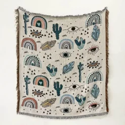 Snug u0026 Soft Bettzeug-Nordische Freizeitdecke – multifunktionale Sofadecke, Wandteppich-Dekor