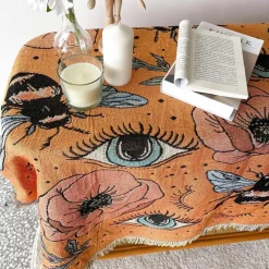 Snug u0026 Soft Bettzeug-Nordische Freizeitdecke – multifunktionale Sofadecke, Wandteppich-Dekor