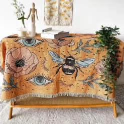 Snug u0026 Soft Bettzeug-Nordische Freizeitdecke – multifunktionale Sofadecke, Wandteppich-Dekor