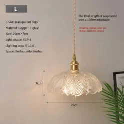 Comfort u0026 Style Beleuchtung-Nordische Glaspendelleuchte - Transparente Leuchte