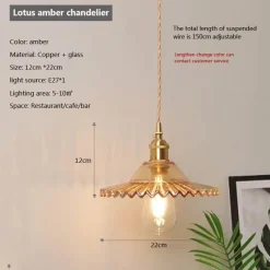 Comfort u0026 Style Beleuchtung-Nordische Glaspendelleuchte - Transparente Leuchte