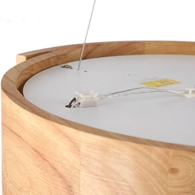 Comfort u0026 Style Beleuchtung-Nordische LED-Pendelleuchte aus Holz – Luxuriöse Wohnraumbeleuchtung