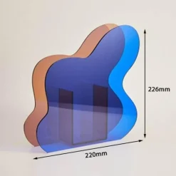 Timeless Vessels Wohndeko-Nordische Regenbogenvase – Modernes geometrisches Wohndekor