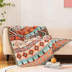 Wrap u0026 Relax Bettzeug-Nordische Schmetterlingsdecke - Gemütliche Dekodecke