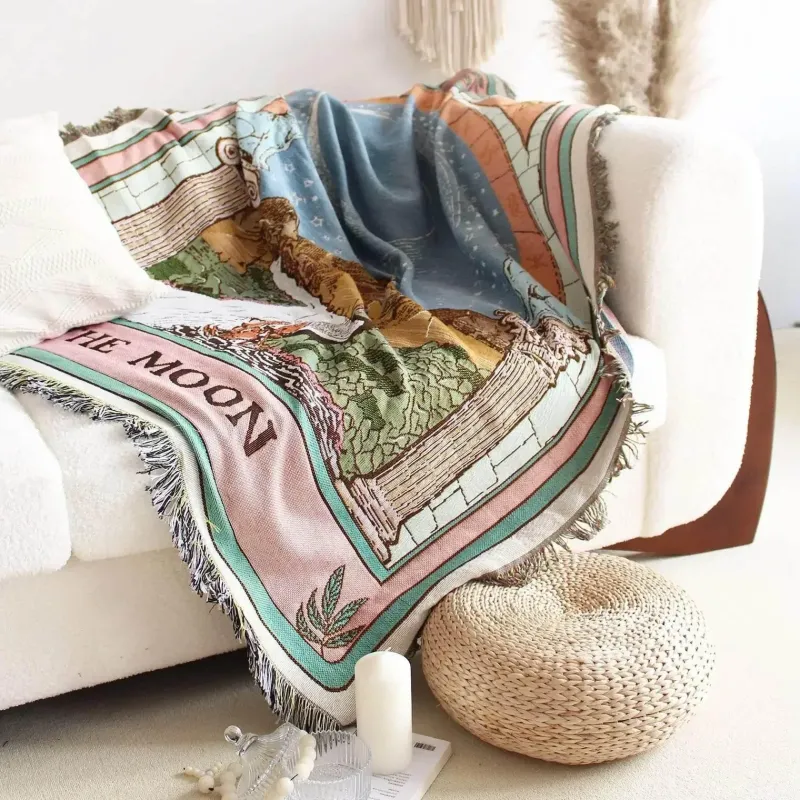 Snug u0026 Soft Bettzeug-Nordische Sofadecke – gemütliche Tagesdecke für die Heimdekoration