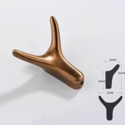 Comfort u0026 Style Wohndeko-Nordische Stierkopf-Wandhaken – rustikale dekorative Kleiderbügel