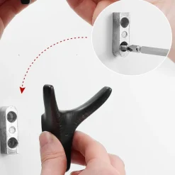 Comfort u0026 Style Wohndeko-Nordische Stierkopf-Wandhaken – rustikale dekorative Kleiderbügel