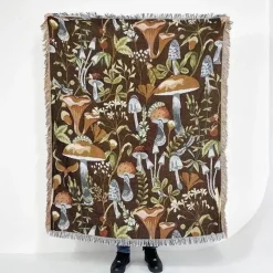 Snug u0026 Soft Bettzeug-Nordische Strickdecke – Bohemian-Überwurf für den Außenbereich für Camping-Wohnzimmerdekor