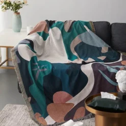 Warm Embrace Bettzeug-Nordische Strickdecke – Multifunktionaler Sofa-Reisebezug