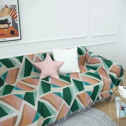 Warm Embrace Bettzeug-Nordische Strickdecke – Multifunktionaler Sofa-Reisebezug