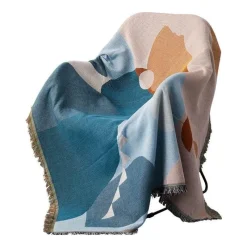 Warm Embrace Bettzeug-Nordische Strickdecke – Multifunktionaler Sofa-Reisebezug