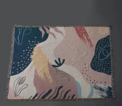 Warm Embrace Bettzeug-Nordische Strickdecke – Multifunktionaler Sofa-Reisebezug