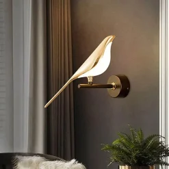 Comfort u0026 Style Beleuchtung-Nordische Vogel-Wandleuchte – Moderne dekorative Beleuchtungsvorrichtung