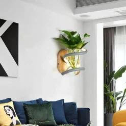 Timeless Touch Beleuchtung-Nordische Wandlampe aus Holz für den Außenbereich – einzigartige Gartendekoration