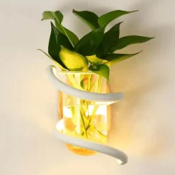 Timeless Touch Beleuchtung-Nordische Wandlampe aus Holz für den Außenbereich – einzigartige Gartendekoration