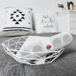 The Decor Haven Küche & Esszimmer-Nordischer Aufbewahrungskorb aus Eisen – Kreativer Home Organizer