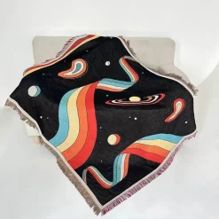 Wrap u0026 Relax Bettzeug-Nordischer Boho-Bettbezug – Stilvolle Jacquard-Bettdecke mit Blumenmuster