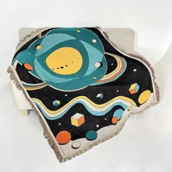 Wrap u0026 Relax Bettzeug-Nordischer Boho-Bettbezug – Stilvolle Jacquard-Bettdecke mit Blumenmuster