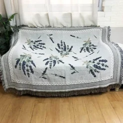 Wrap u0026 Relax Bettzeug-Nordischer Boho-Bettbezug – Stilvolle Jacquard-Bettdecke mit Blumenmuster