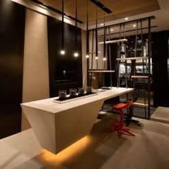 Comfort u0026 Style Beleuchtung-Nordischer LED-Kronleuchter – Elegante lange Downlight-Leuchte