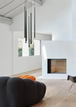 Comfort u0026 Style Beleuchtung-Nordischer LED-Kronleuchter – Elegante lange Downlight-Leuchte