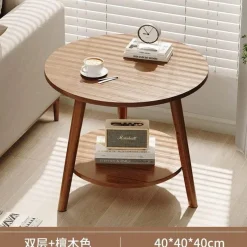 Comfort u0026 Style Möbel-Nordischer runder Couchtisch – Moderne Eleganz für das Wohnzimmer