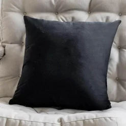 The Cushion Corner Bettzeug-Nordischer Schachbrett-Kissenbezug - Schwarz-Weiß-Plüsch-Kissenbezug