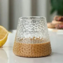 Plates u0026 More Küche & Esszimmer-Nordisches Cocktailbecher-Set aus rosa Glas – elegante Saft- und Wassergläser