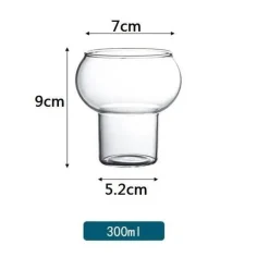 Plates u0026 More Küche & Esszimmer-Nordisches Cocktailbecher-Set aus rosa Glas – elegante Saft- und Wassergläser