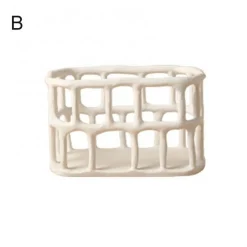 Space Savvy Küche & Esszimmer-Nordisches Obsttablett aus Harz – Kreatives Hohldesign-Dekor