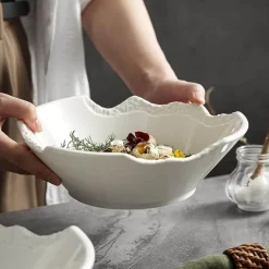 Elegance at the Table Küche & Esszimmer-Notch Design Keramikschale – Dekorative Schale