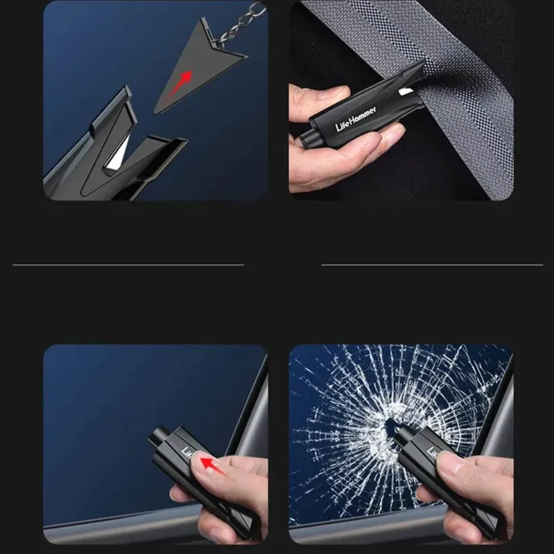 Wild u0026 Free Gear Autozubehör|Automobilindustrie-Notfall-Autofensterbrecher-Werkzeug – Sicherheitsgerät für die Flucht