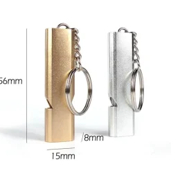 The Outdoor Vault Outdoor-Artikel|Heimwerkzeuge-Notfallpfeife als Schlüsselanhänger – Ultralautes Überlebenswerkzeug