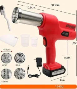 The Culinary Kit Küche & Esszimmer-Nudelmaschine – Tragbare automatische Teigmaschine