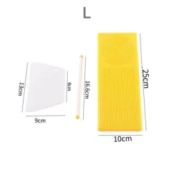 The Culinary Kit Küche & Esszimmer-Nudelmaschinen-Set – 3-teilige Spaghettimaschine