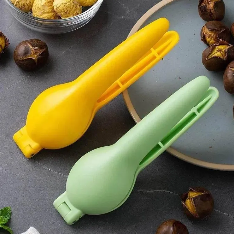 Tom Küche & Esszimmer-Nussknacker für Kastanien, Walnüsse, Clip-Zange, Schäler, Schneider, Öffner