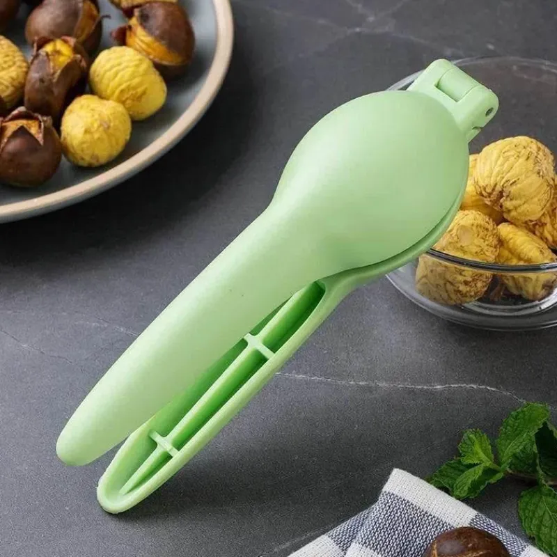 Tom Küche & Esszimmer-Nussknacker für Kastanien, Walnüsse, Clip-Zange, Schäler, Schneider, Öffner