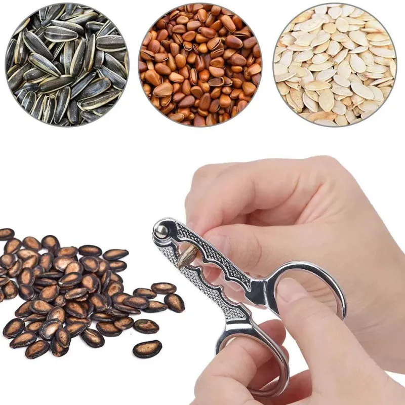 The Culinary Kit Küche & Esszimmer-Nussknacker-Schere - Edelstahl-Samenknacker-Werkzeuge