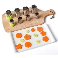 Comfort u0026 Style Küche & Esszimmer-Obst- und Gemüseschneider-Set aus Edelstahl – 8-teilig