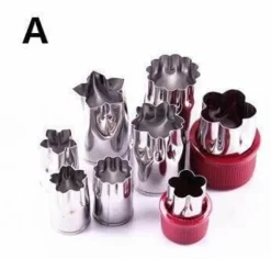 Comfort u0026 Style Küche & Esszimmer-Obst- und Gemüseschneider-Set aus Edelstahl – 8-teilig