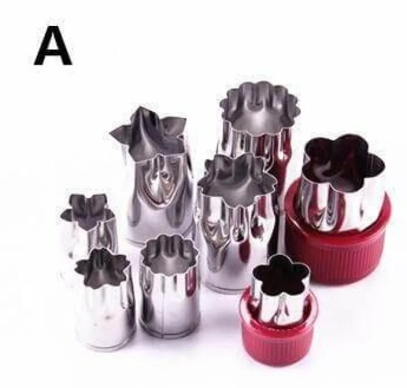 Comfort u0026 Style Küche & Esszimmer-Obst- und Gemüseschneider-Set aus Edelstahl – 8-teilig