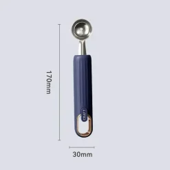 Tom Küche & Esszimmer-Obstausstecher und Eisportionierer aus Edelstahl – Werkzeug mit doppeltem Verwendungszweck