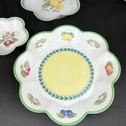 Feast u0026 Flair Küche & Esszimmer-Obstteller aus Porzellan – elegante Gartenschalen für das Essgeschirr
