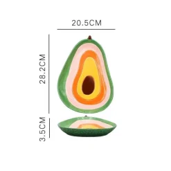 Tom Küche & Esszimmer-Obstteller-Set aus Keramik – dekorative Serviergeschirr für das Esszimmer