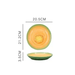 Tom Küche & Esszimmer-Obstteller-Set aus Keramik – dekorative Serviergeschirr für das Esszimmer