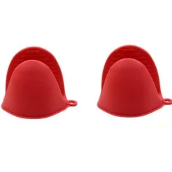 The Culinary Kit Küche & Esszimmer-Ofenhandschuhe aus Silikon – hitzebeständige, antihaftbeschichtete Backhandschuhe